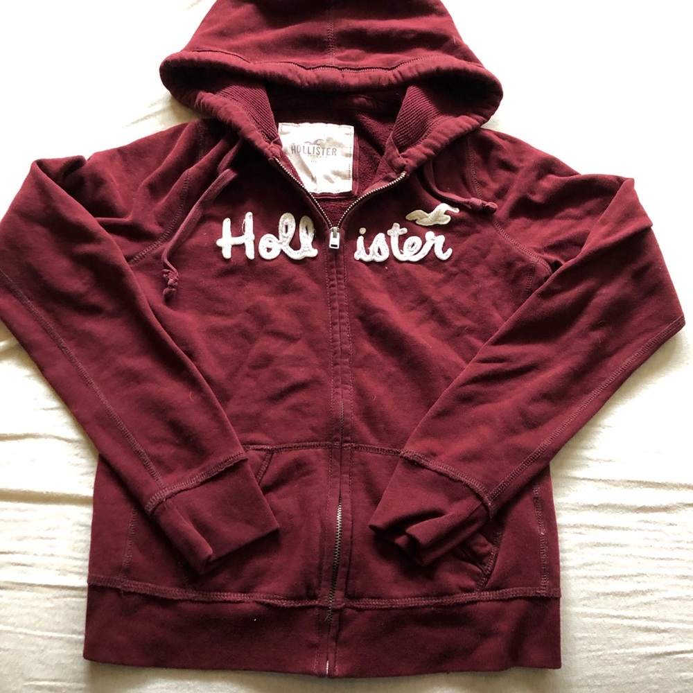 Hollister zip hoodie